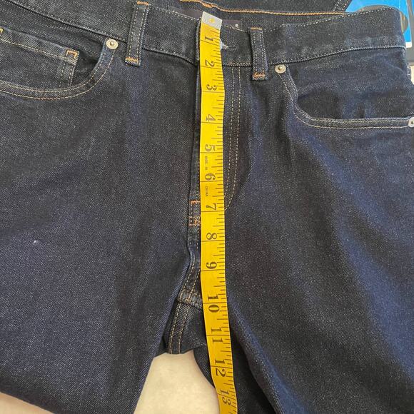 Everlane Dark Indigo The Slim Fit Jeans Size 31/28 - Picture 10 of 12